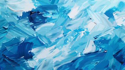 Blau Hintergrund Hellblau Acryl Struktur Abstrakt Malerei - obrazy, fototapety, plakaty