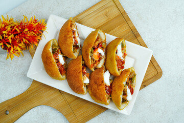 Chicken Bread Pockets small bread pockets