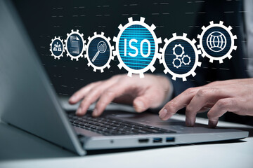 ISO standards quality control concept