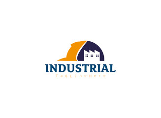 Civil engineering logo with industrial design.