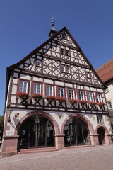 Fototapeta na wymiar Blick in die Altstadt von Dornstetten im Schwarzwald