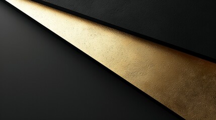 Close Up of a Black and Gold Wall