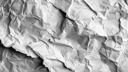 the rough edges and subtle nuances of crumpled paper.