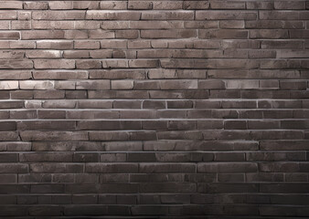 Obraz premium Abstract black brick wall texture for pattern background. wide panorama.black brick wall, brick background for design,Grunge style,retro shabby,stylish,Generative AI
