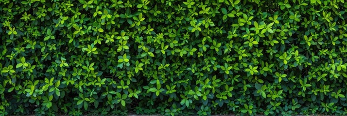 Fototapeta na wymiar Green Hedge Fence. Isolated Green Leaves Wall with Clipping Paths. Ideal for Sidewalk Landscape, Shrubbery, and Hedgerow Designs
