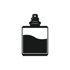 bottle perfume icon vector isolated