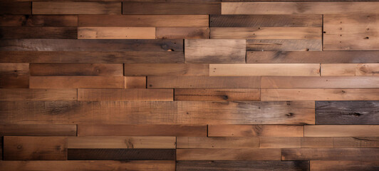 reclaimed wood Wall Paneling texture background tile.