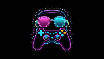 Style Gaming Culture Nostalgic Neon Lighting