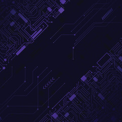 Future technology dark abstract background