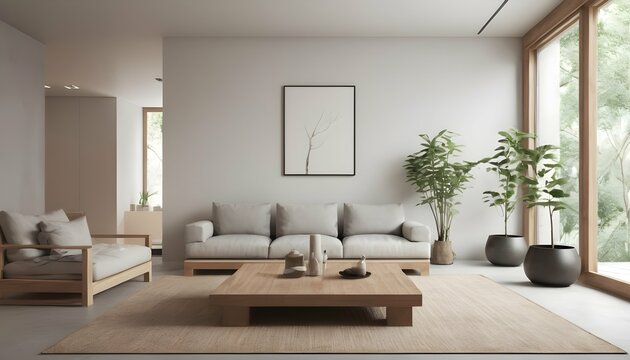 Serene Zen Inspired Interior With Minimalist Desi Upscaled 2