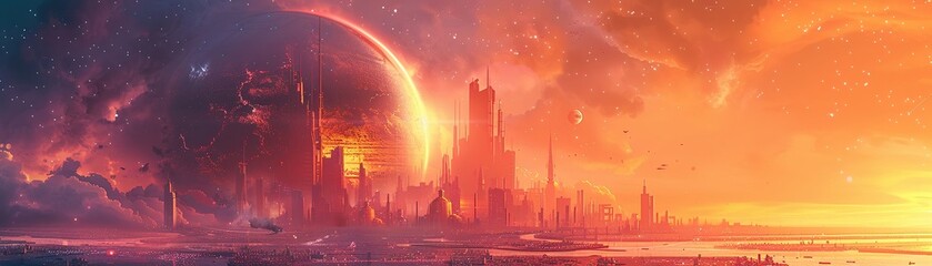 the rise and fall of galactic empires - obrazy, fototapety, plakaty