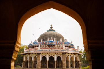 Obraz premium Tomb of Isa Khan, located within the Humayun's Tomb Complex