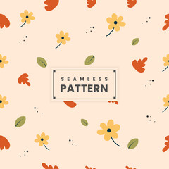 Floral seamless pattern design 
