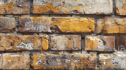 A close-up shot of a rustic orange brick texture, rich in warmth and depth.