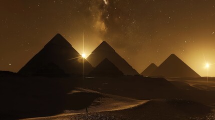 Found inside the Egyptian pyramids - obrazy, fototapety, plakaty