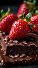 Chocolate with strawberries