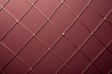 Fototapeta na wymiar Background of red metal texture with rhombus pattern. Abstract background for design.