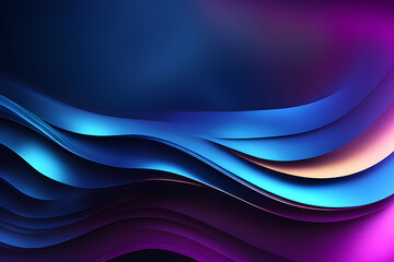 metallic abstract elegant wavy liquid blue purple background layout design tech innovation background