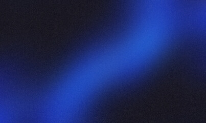 Blue navy indigo ultramarine black gradient background grainy noise texture backdrop abstract poster banner header design - obrazy, fototapety, plakaty