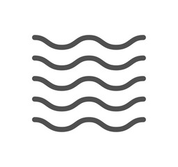 Water related icon outline and linear vector.
