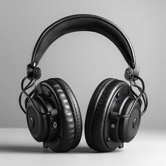 Jet Black Tactical Headset and a Military-Grade Mic