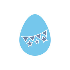 Easter eggs concept line icon. Simple element illustration. Easter eggs concept outline symbol design.