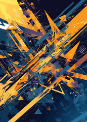 vector soccer jersey design for sublimation - camouflaged modern abstract texture