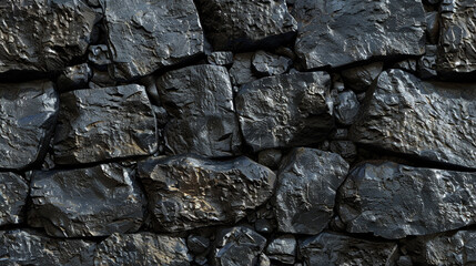 Black Stone Wall texture
