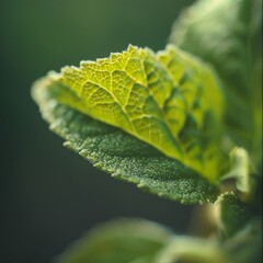 Tree leaf close up. Beautiful natural background