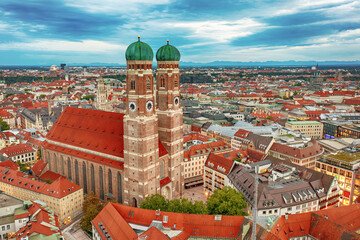 The famous Frauenkirche in Munich, Germany - 766582500