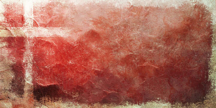 textural painting with off-center cross and copy space suitable for a worship slide or other text in empty space