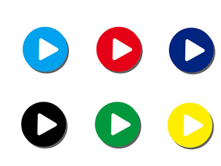 play buttons set