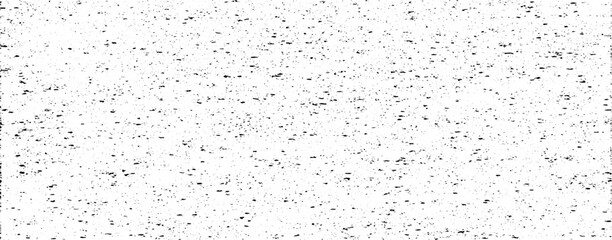 Snow, stars, twinkling lights, rain drops on black background. Abstract vector noise. Small particles of debris and dust. Distressed uneven grunge texture overlay.