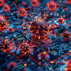 Cybersecurity, Office Work. Generative AI