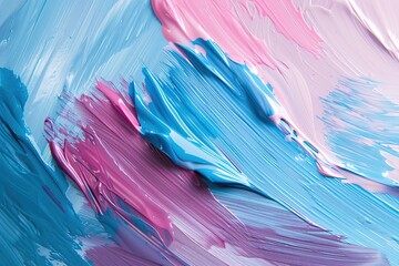 Background of colorful paint strokes