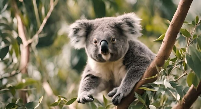 Koala in the forest.