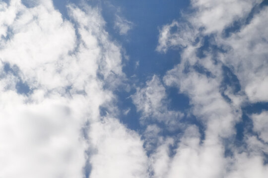 Sky. Cloud. Wallpaper - decor. Floating clouds across the blue sky