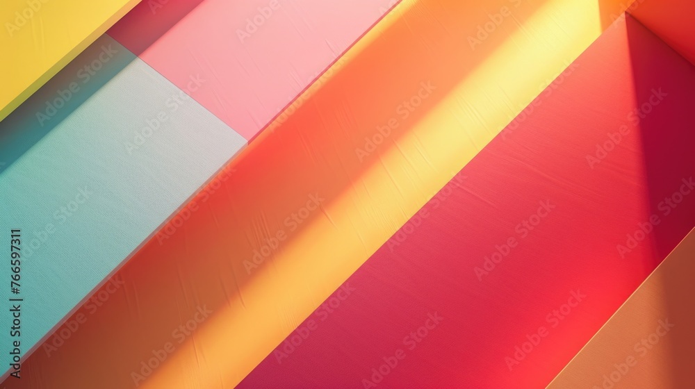 Poster detailed view of a wall with various colors, suitable for backgrounds and textures