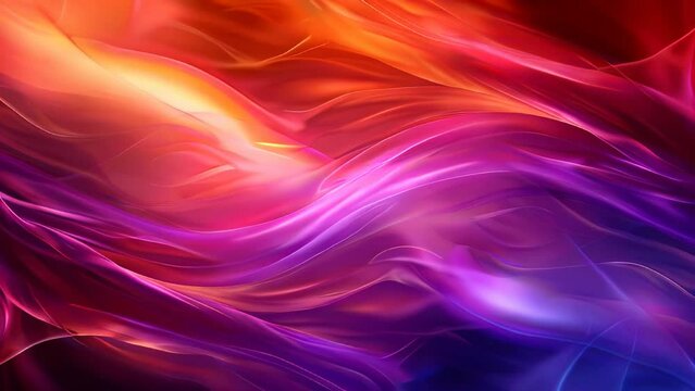 abstract background with smooth lines in red, blue and purple colors