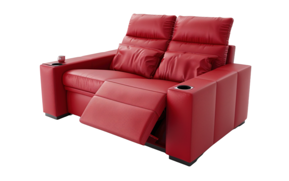 Contemporary Home Cinema Chair isolated on white or transparent background