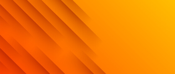 orange gradient abstract banner background with diagonal lines. vector illustration for your design