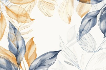 A bunch of leaves on a plain white background. Perfect for botanical designs