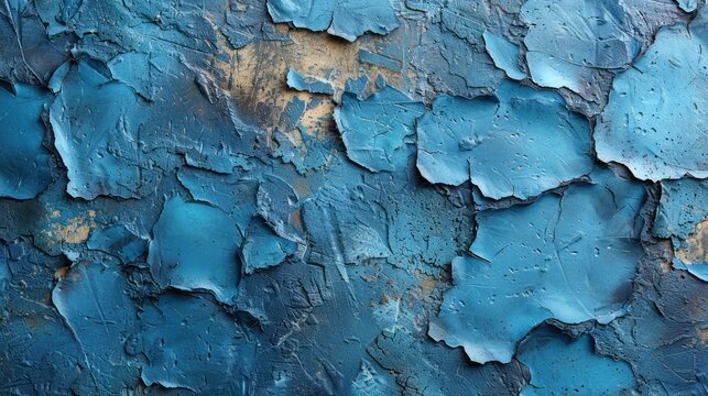 Abstract dark blue grunge wall concrete texture, Seamless Blue grunge texture vintage background