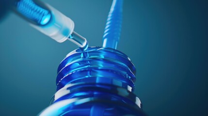 Close up of a toothbrush and a bottle of toothpaste. Great for dental care concepts