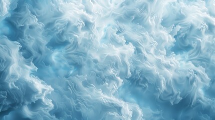 Obraz premium Soft and fluffy, this textured background looks like swirling clouds in the sky.