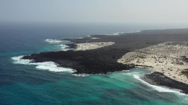 plages volcaniques &agrave; Lanzarote, canaries, Espagne	
