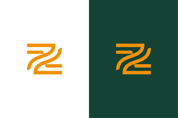 Flash Z logo initial - obrazy, fototapety, plakaty