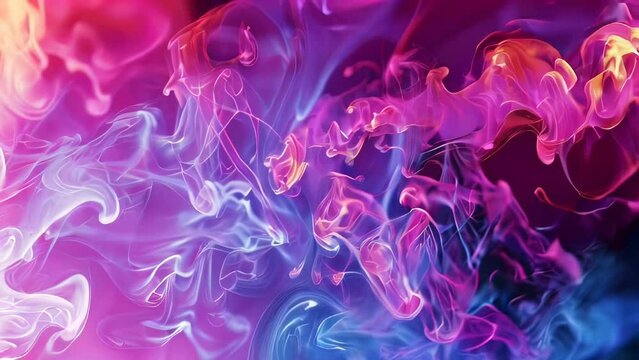 abstract background with blue and pink smoke in it, digitally generated image