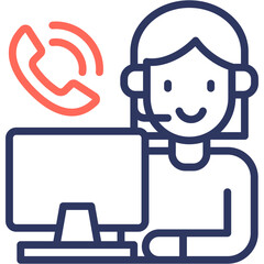 Call Center Agent Icon