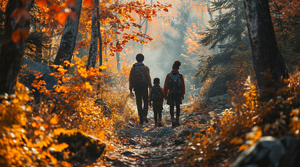 Hiker in the mountains